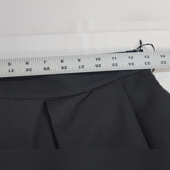 Zara Front Pleat Mini Skirt With Side Zipper Womens Size Small - Picture 11 of 11